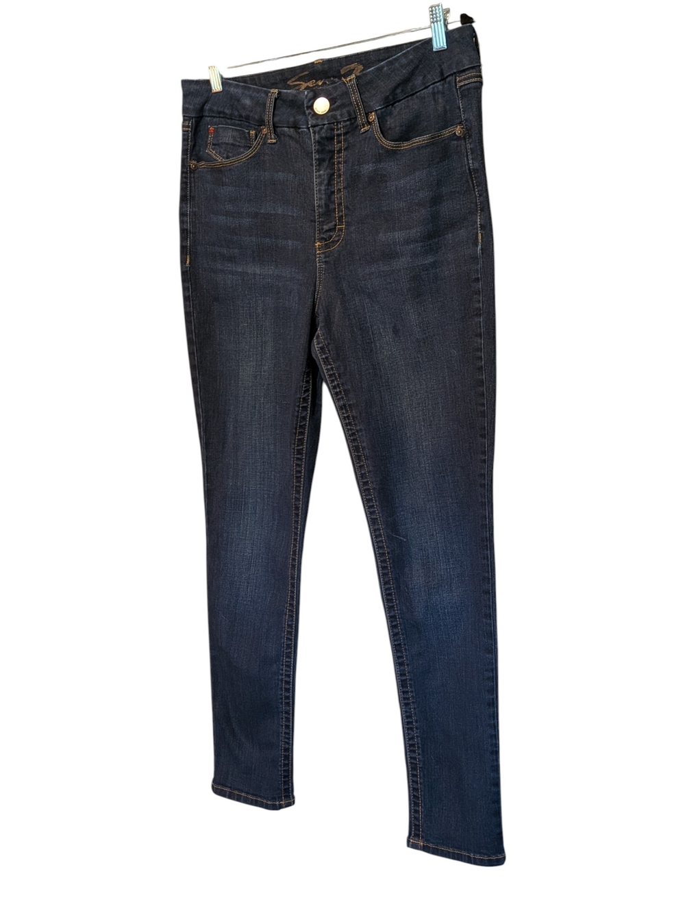 Seven7 Dark Indigo Skinny Jeans for Women